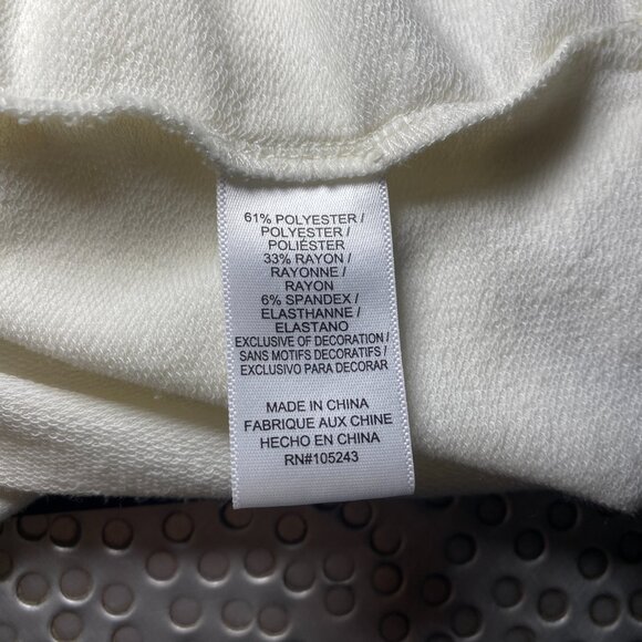 Hiatus Sun Daze Tee Shirt Womens MP Beige Rust Yellow Lavender Graphic Boho EUC - Picture 4 of 8